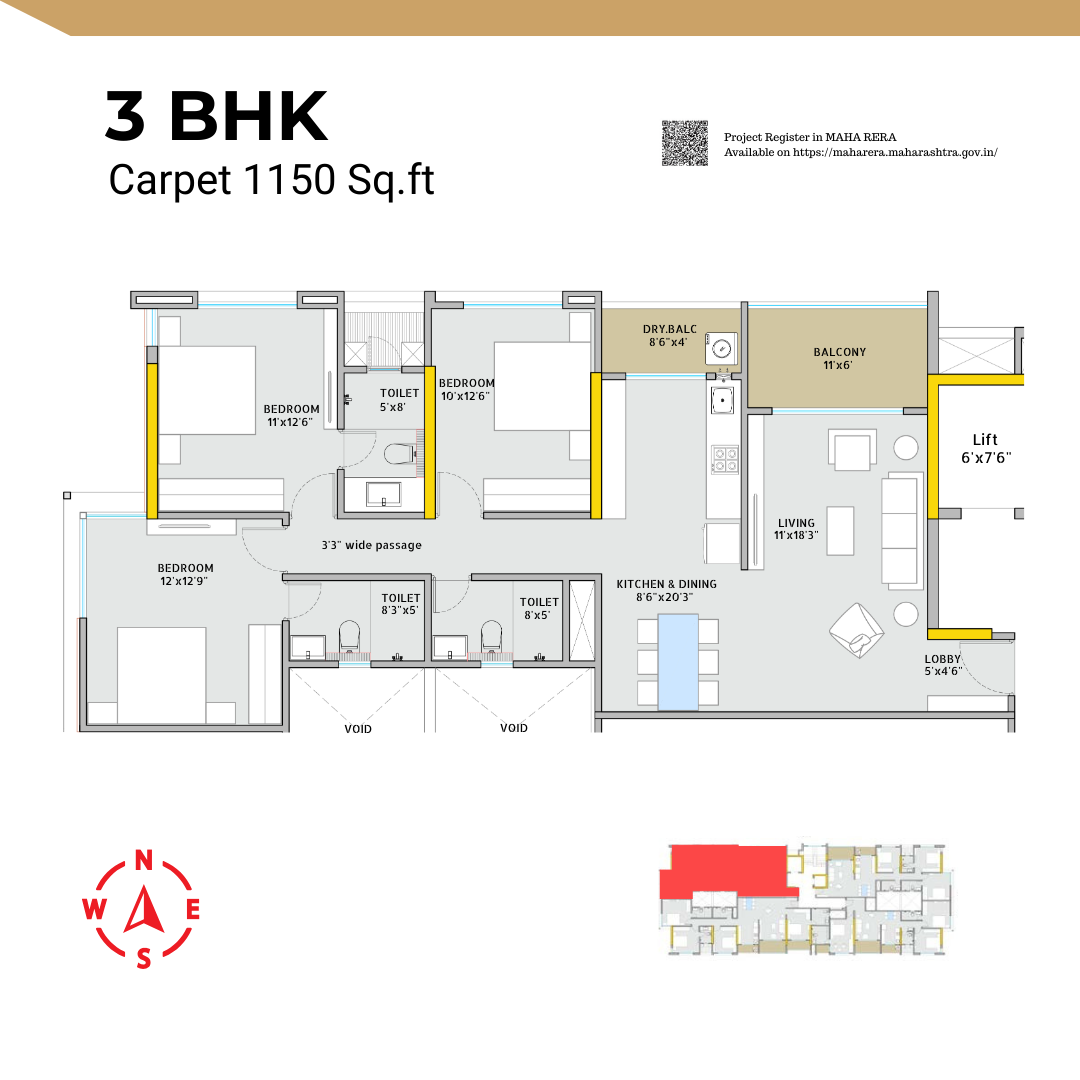 3 BHK